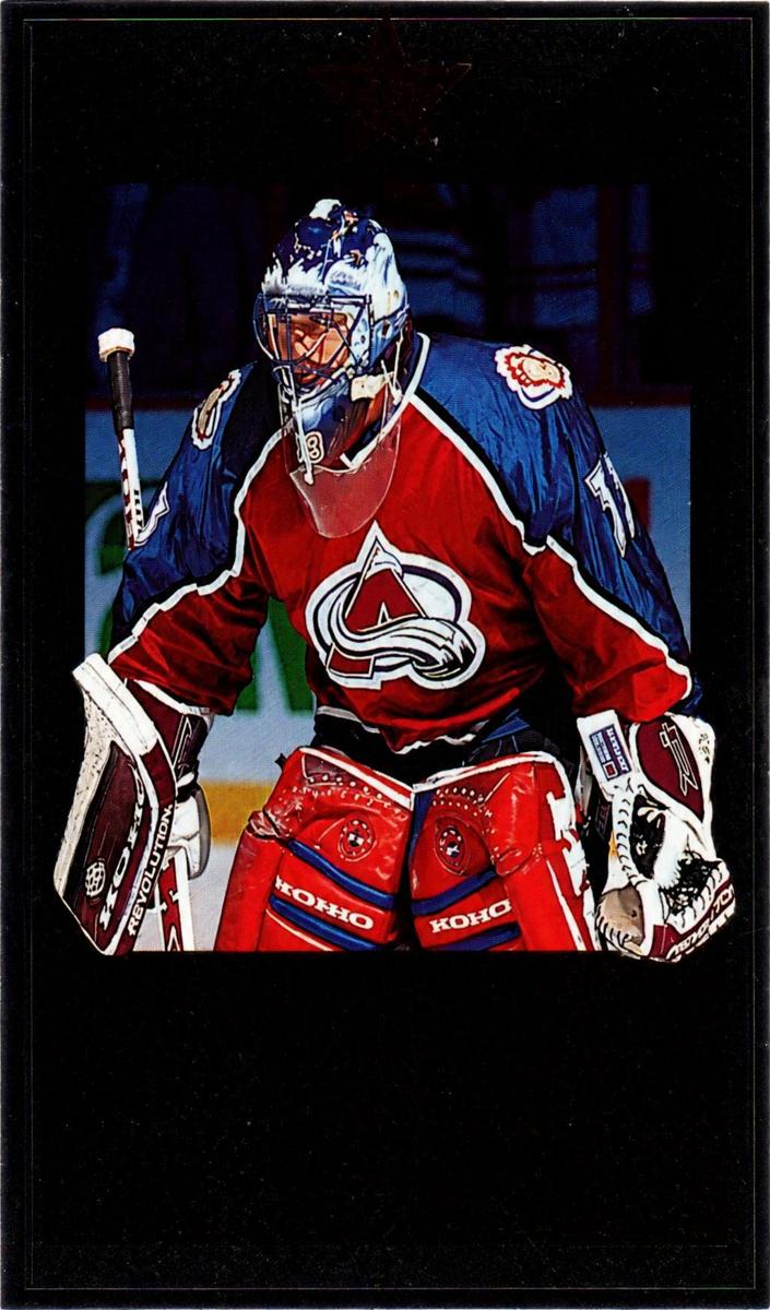 1995 Donruss Elite Hockey Die-Cuts Uncut Patrick Roy #64