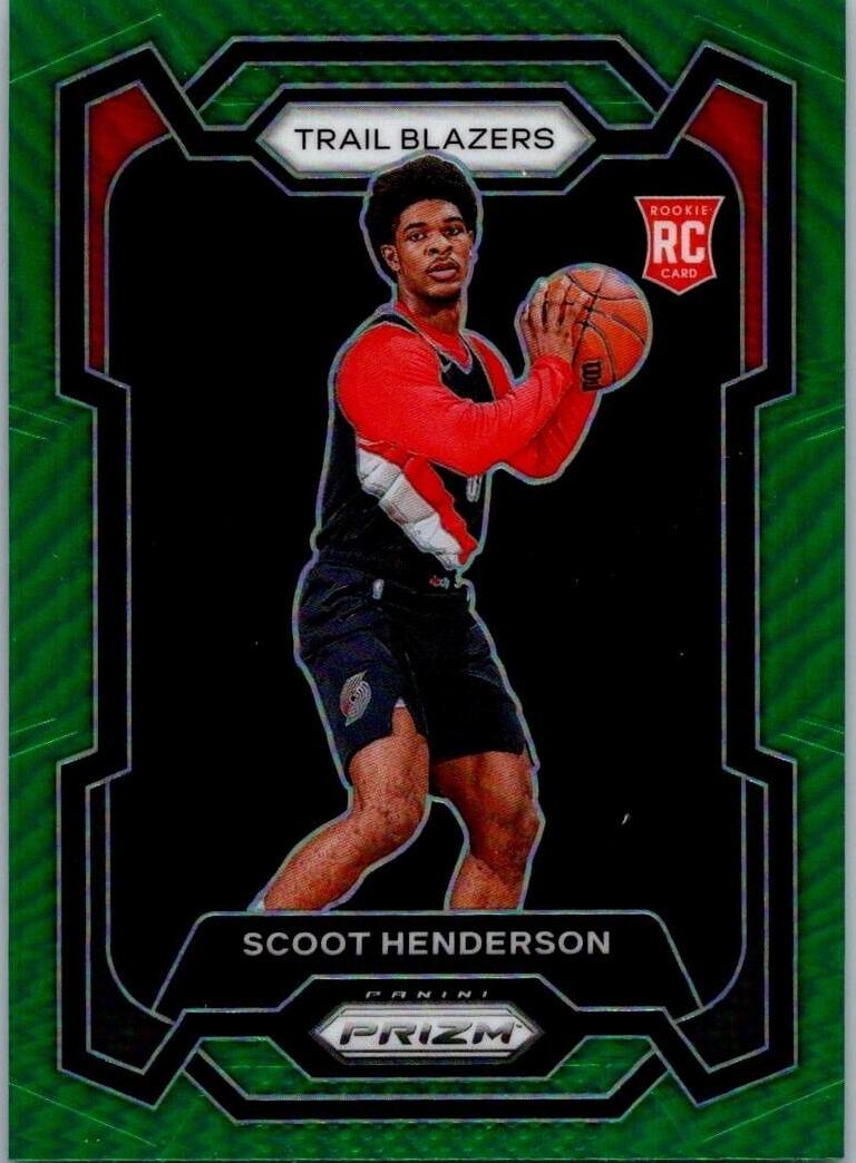 2023 Panini Prizm Basketball Green Scoot Henderson #141