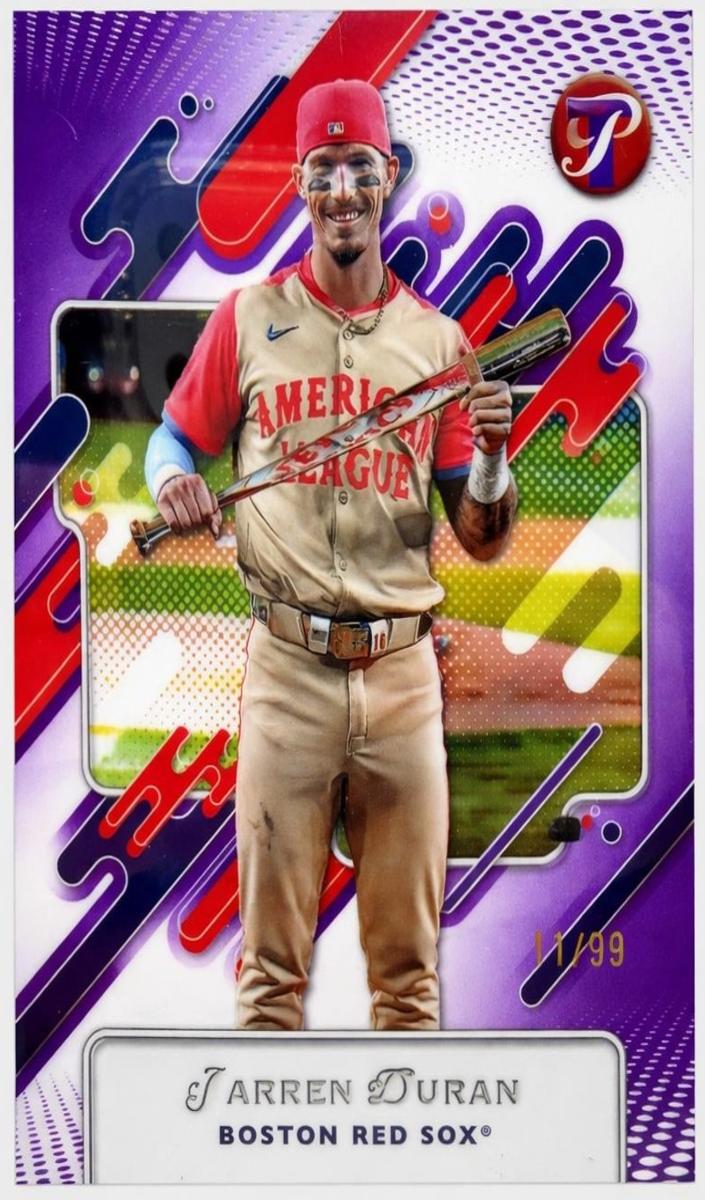 2025 Topps Pristine Baseball Purple Refractor Jarren Duran #261