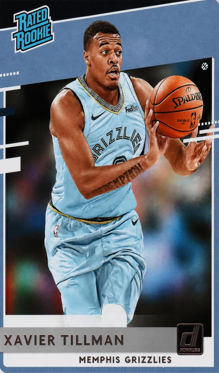 2020 Panini Donruss Basketball Xavier Tillman #218 PSA 9