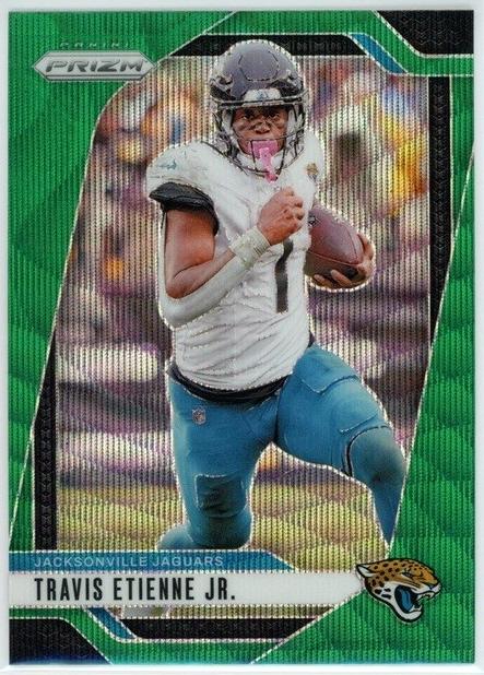 2024 Panini Prizm Football Green Wave Travis Etienne Jr. #130