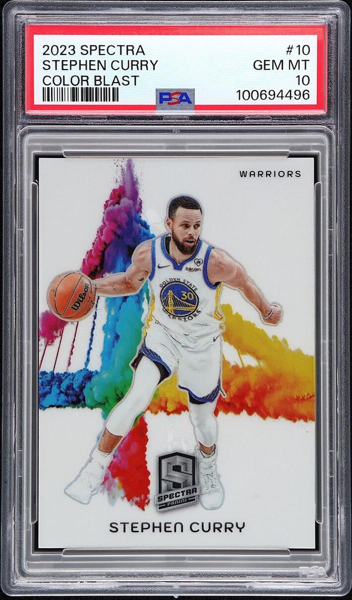 2023 Panini Spectra Basketball Stephen Curry #10 PSA 10