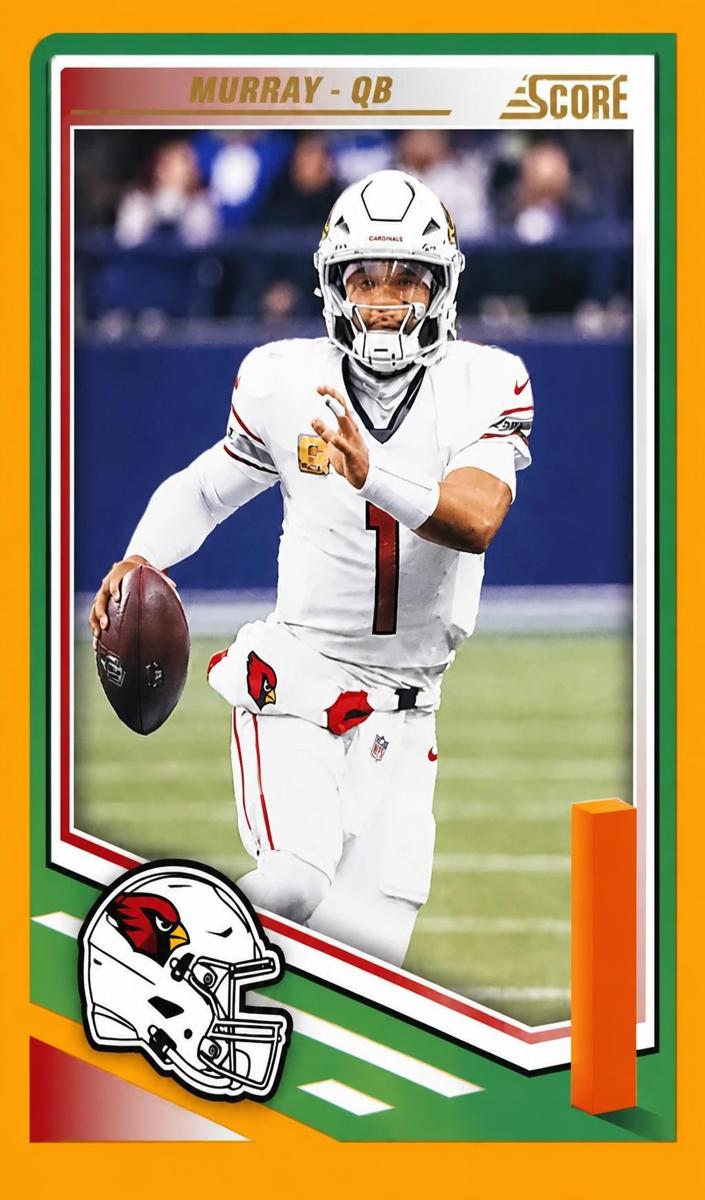 2025 Panini Score Football Orange Kyler Murray #44