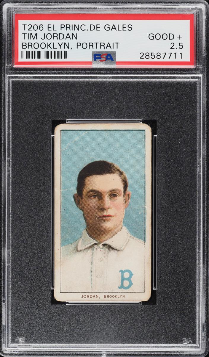 1909-11 T206 Baseball Portrait Tim Jordan #NNO
