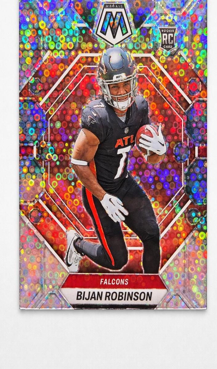 2023 Panini Mosaic Football No Huddle Silver Bijan Robinson #284 PSA 8.5