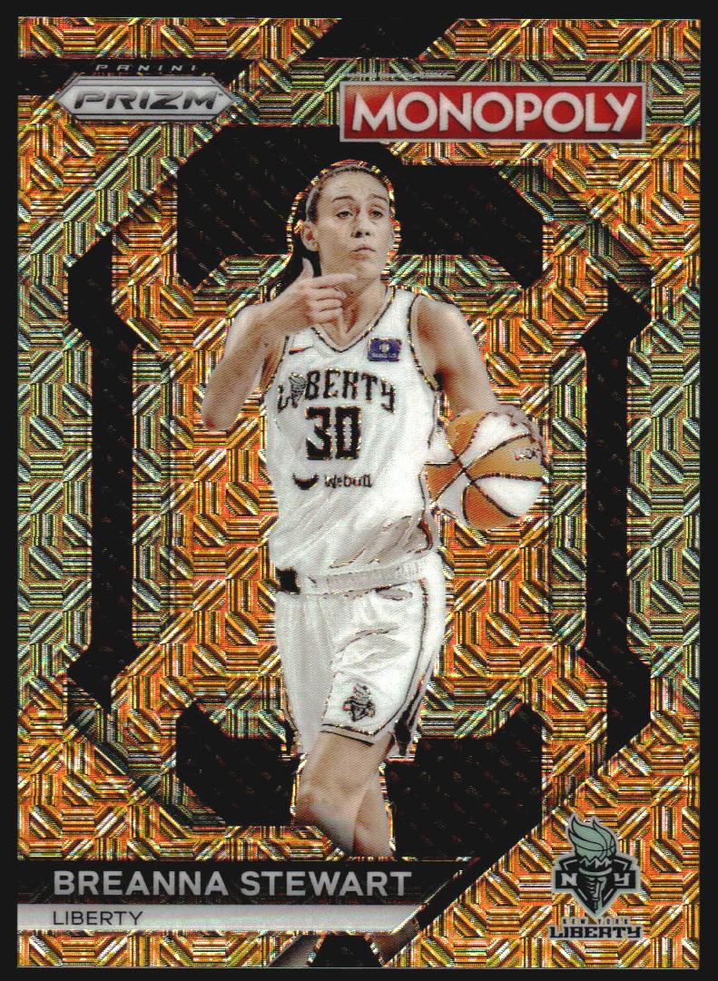 2024 Panini Prizm Monopoly WNBA Basketball Gold Millionaire Shimmer Breanna Stewart #WNBA4