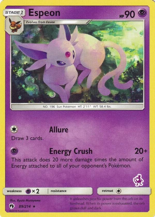 2020 Pokemon Battle Academy Espeon #89 PSA 9