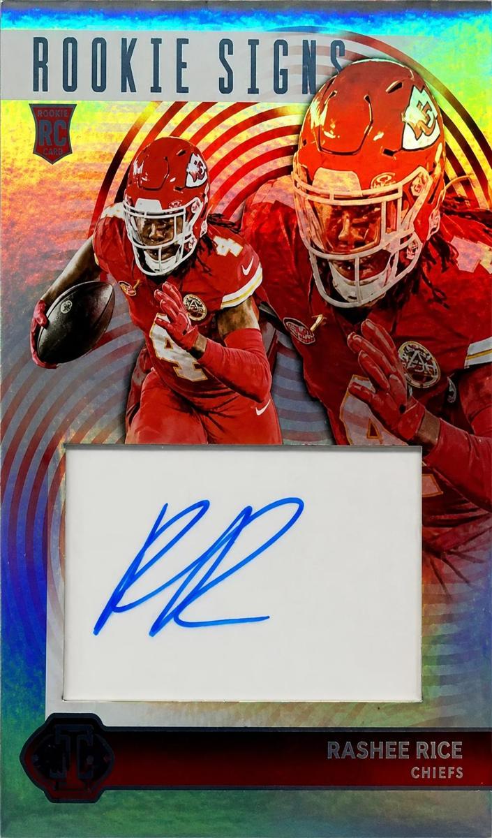 2023 Panini Illusions Football Blue Rashee Rice #RS-RRI