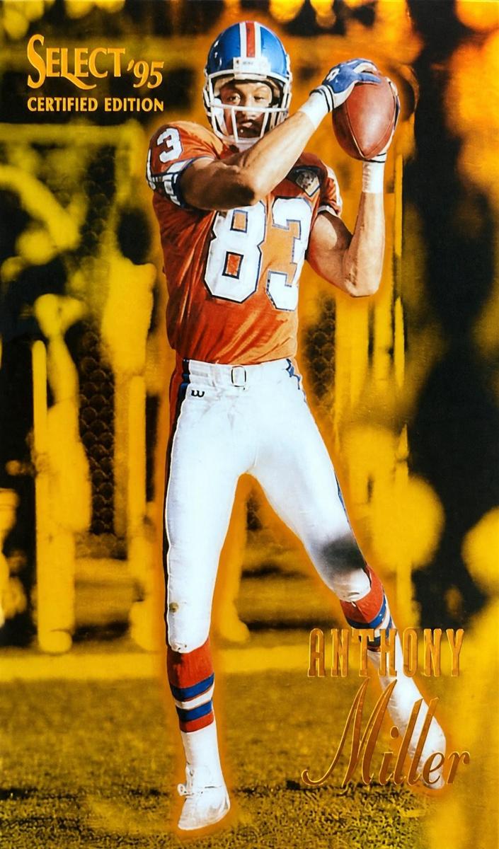 1995 Select Certified Football Mirror Gold Anthony Miller #73