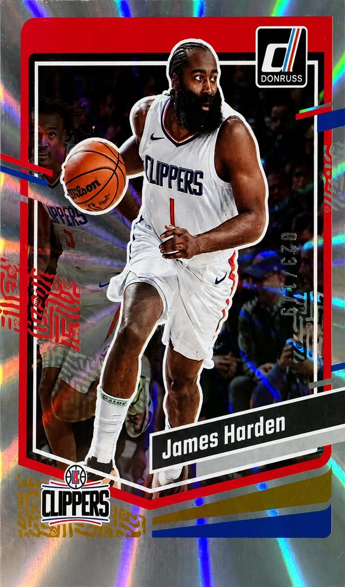 2023 Panini Donruss Basketball Holo Laser James Harden #63