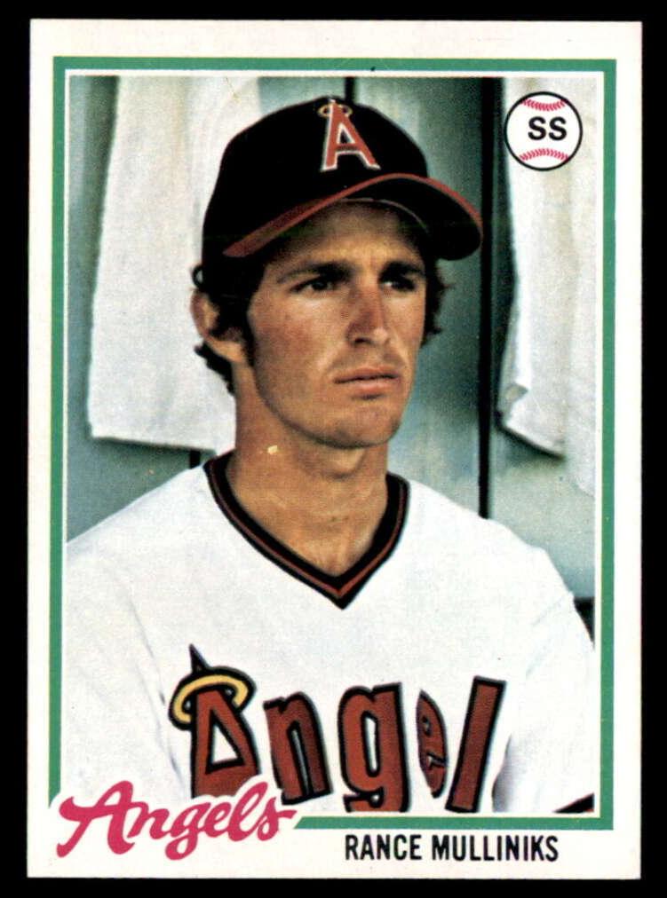 1978 Topps Baseball Rance Mulliniks #579