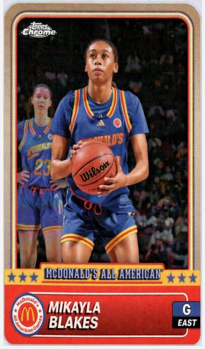 2024 Topps Chrome McDonald's All American Basketball Refractor Mikayla Blakes #1