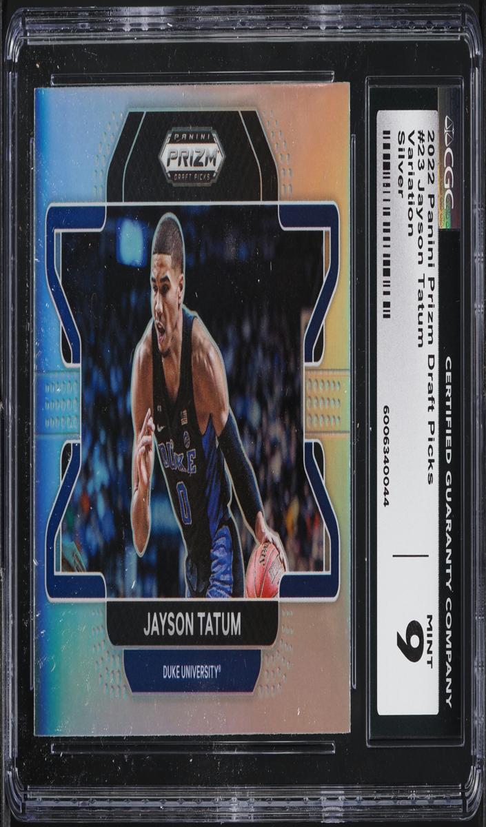 2022 Panini Prizm Draft Picks Basketball Silver Jayson Tatum #23