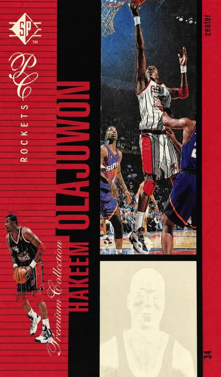 1996 Upper Deck SP Basketball Hakeem Olajuwon #PC15 PSA 10
