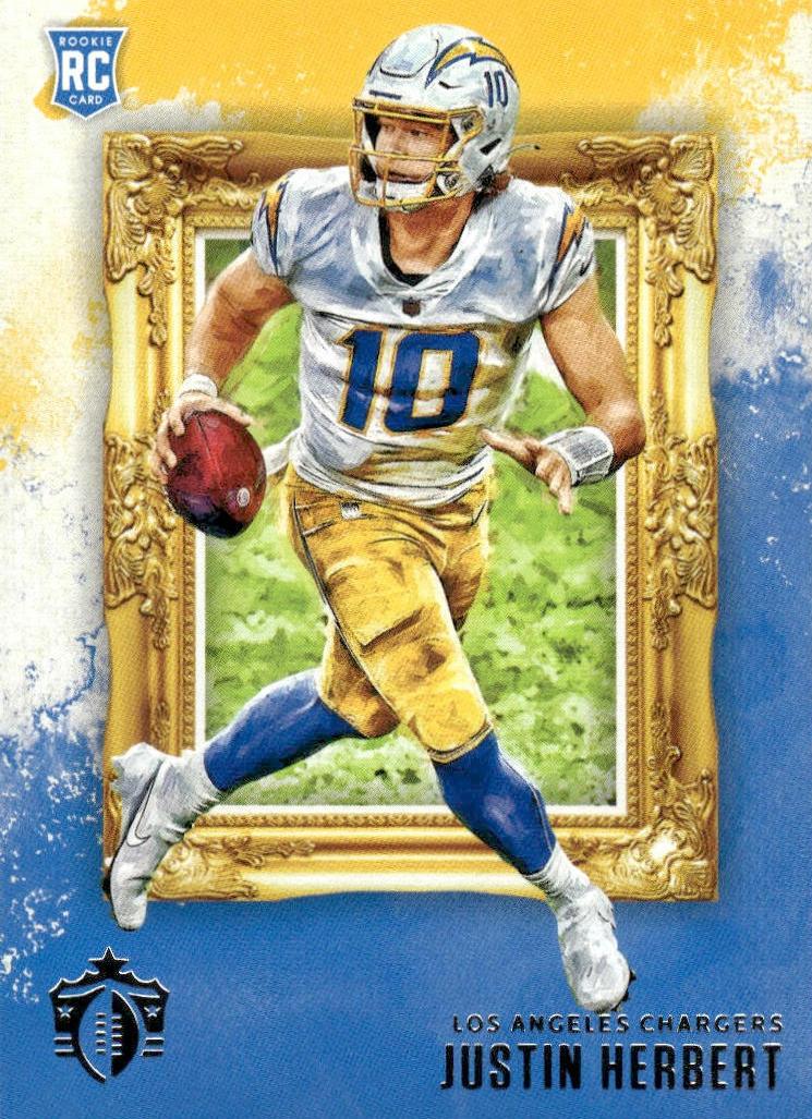 2020 Panini Chronicles Football Justin Herbert #GK-3 PSA 9