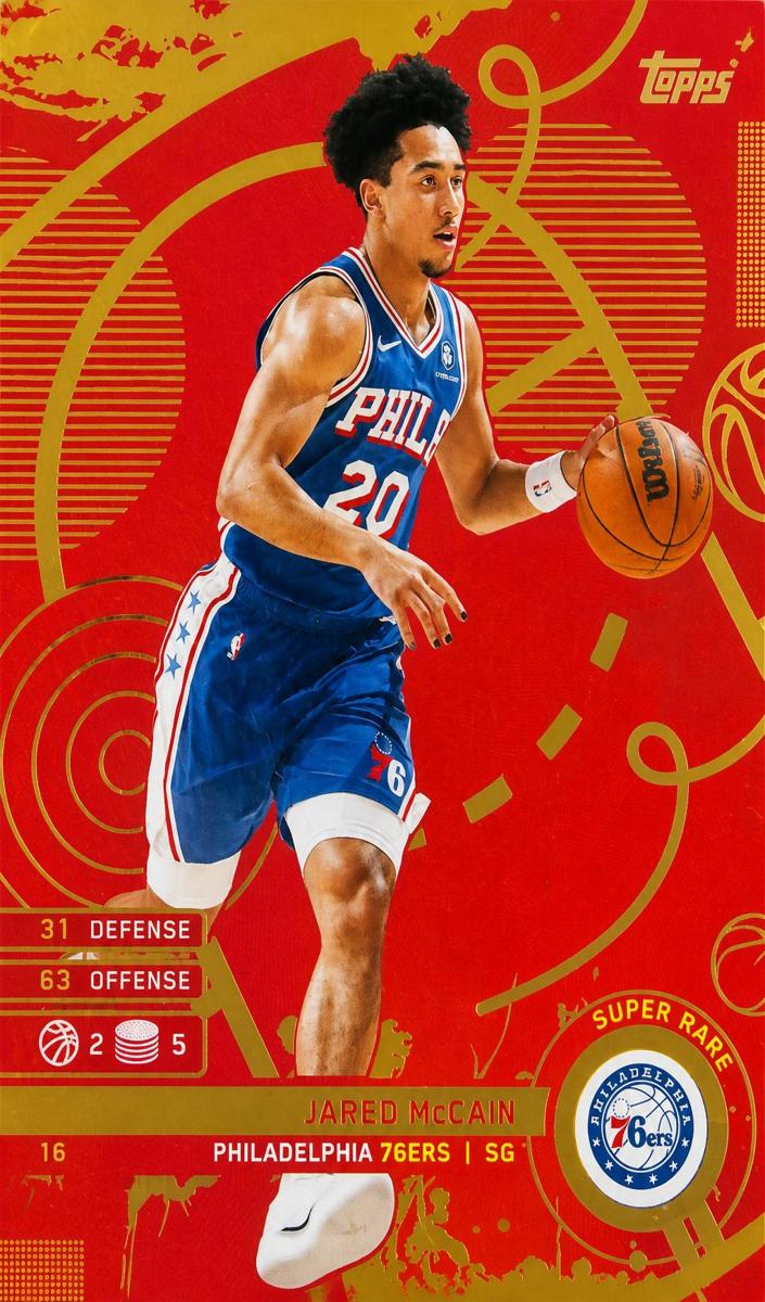 2025 Topps Match Attax Basketball Super Rare Jared McCain #16