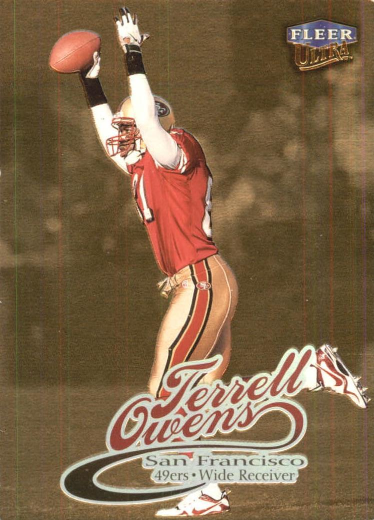 1999 Fleer Ultra Football Gold Medallion Terrell Owens #48