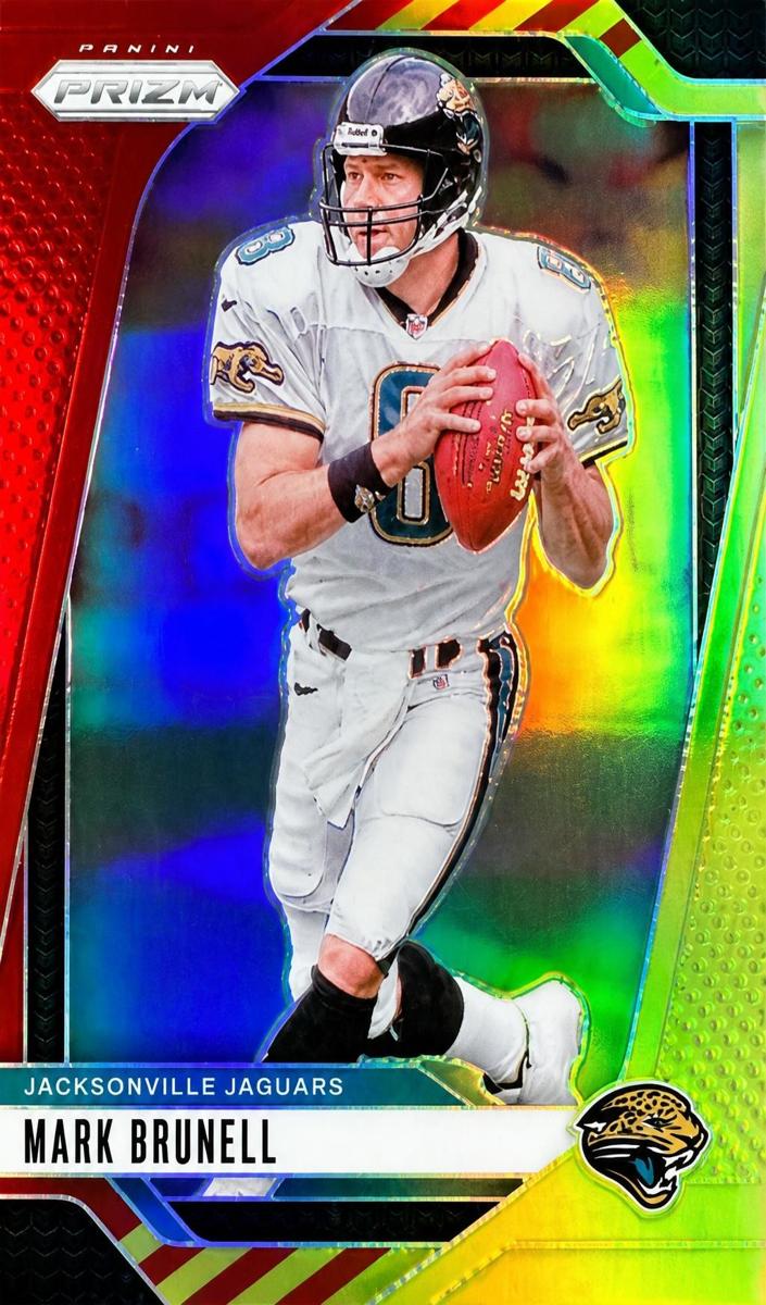 2024 Panini Prizm Football Red and Yellow Mark Brunell #136
