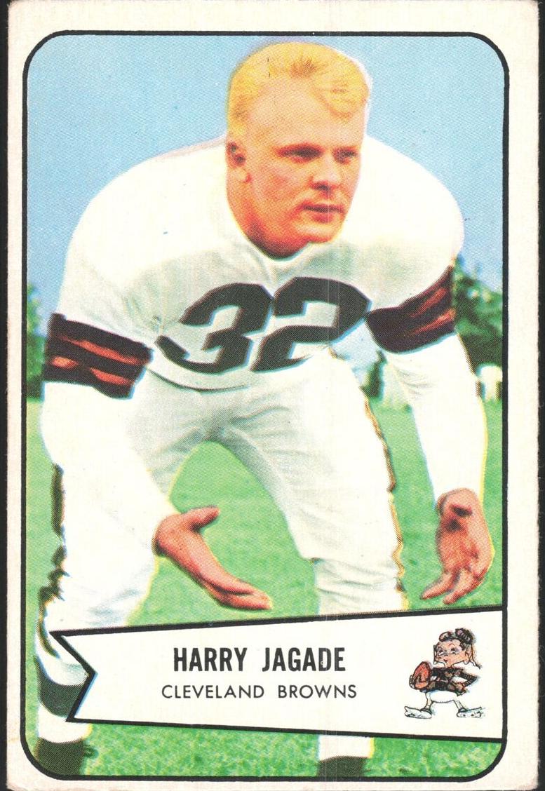 1954 Bowman Football Harry Jagade #99 PSA 6
