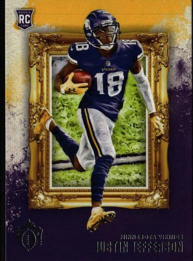 2020 Panini Chronicles Football Pink Justin Jefferson #GK-13