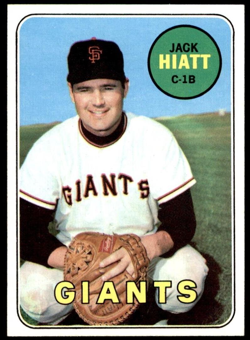 1969 Topps Baseball Jack Hiatt #204 PSA 6