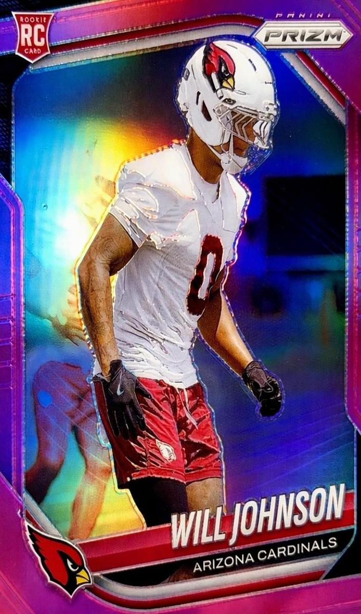 2025 Panini Prizm Football Pink Will Johnson #370