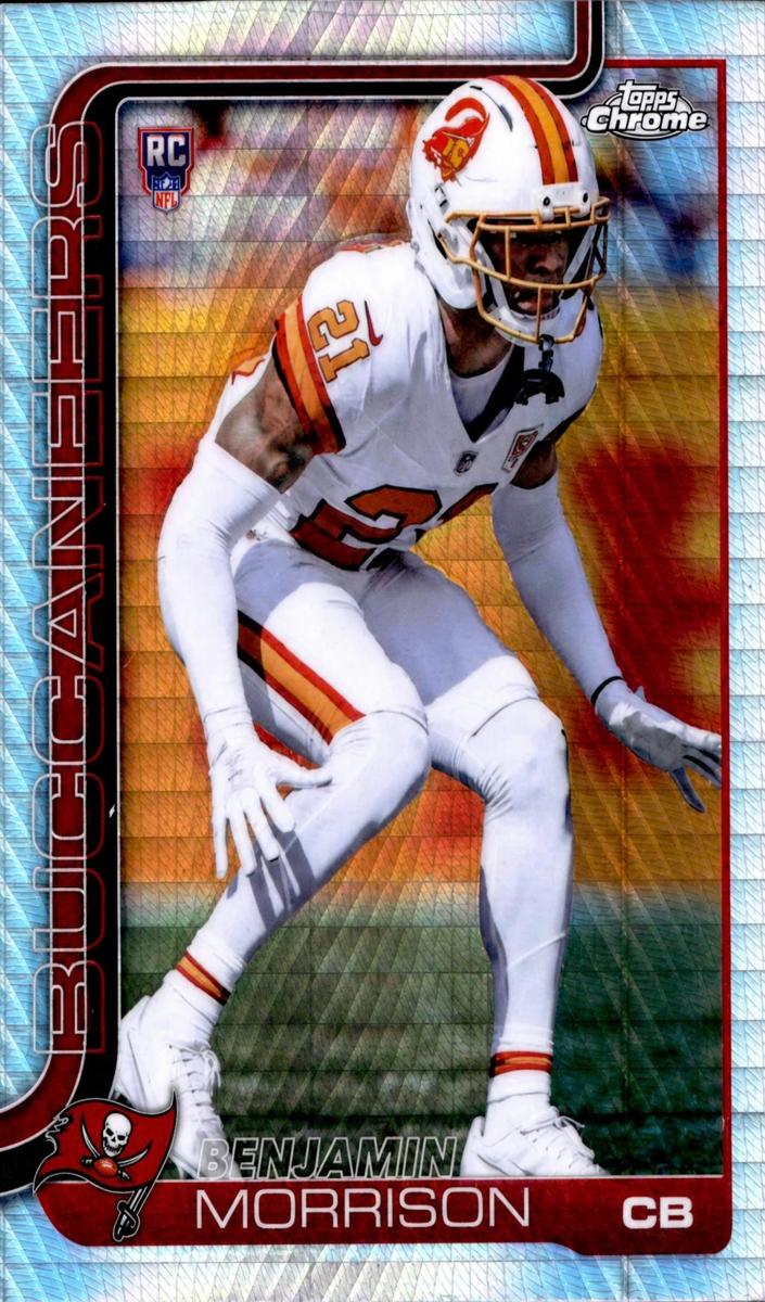 2025 Topps Chrome Football Prism Refractor Benjamin Morrison #355