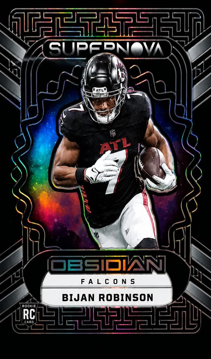 2023 Panini Obsidian Football Bijan Robinson #11 PSA 9