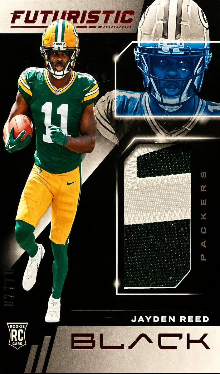 2023 Panini Black Football Ruby Jayden Reed #FUT-13