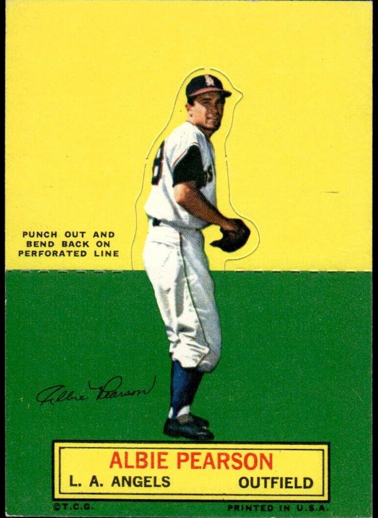 1964 Topps Stand-Up Baseball Albie Pearson #NNO PSA 8
