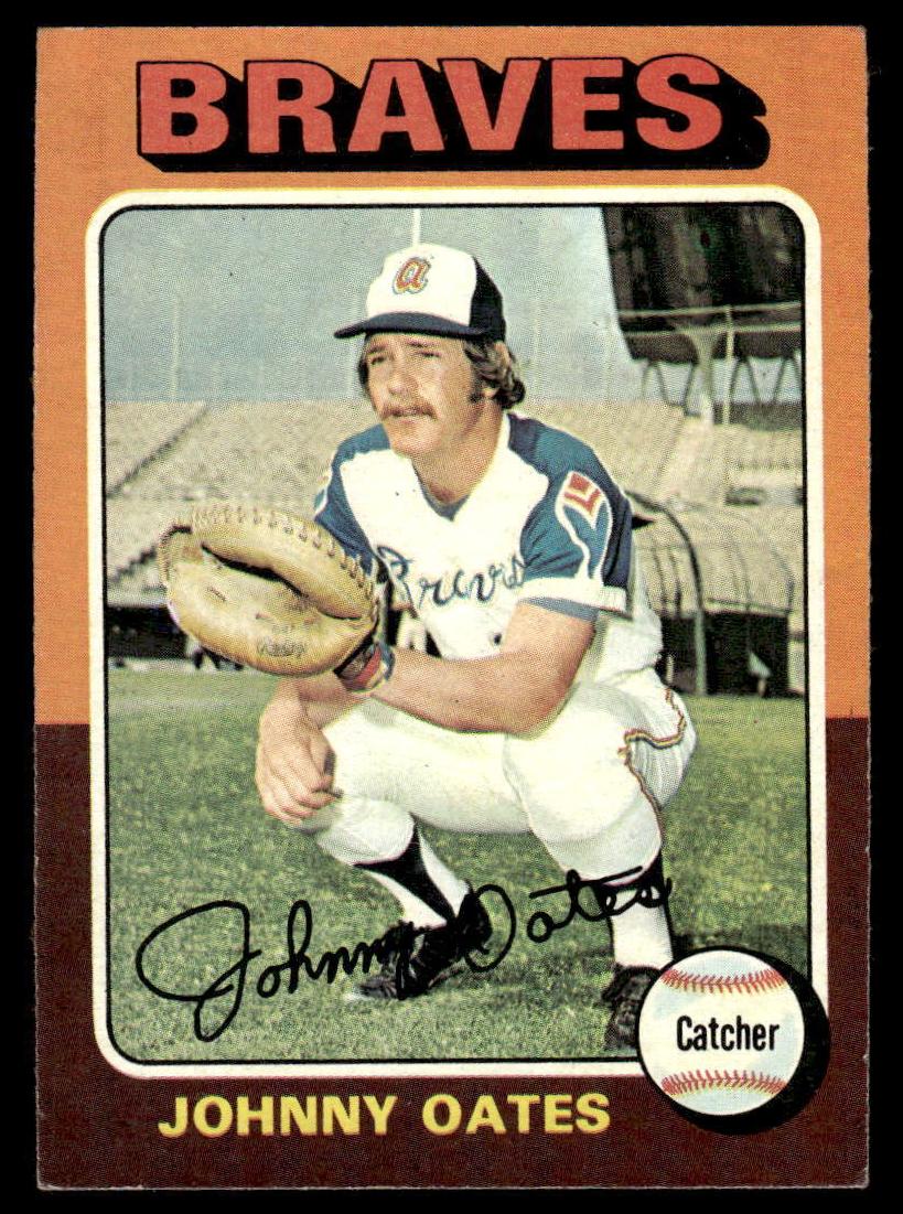 1975 Topps Baseball Johnny Oates #319