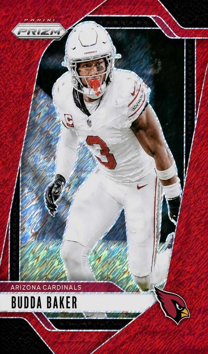 2024 Panini Prizm Football Red Shimmer Budda Baker #5