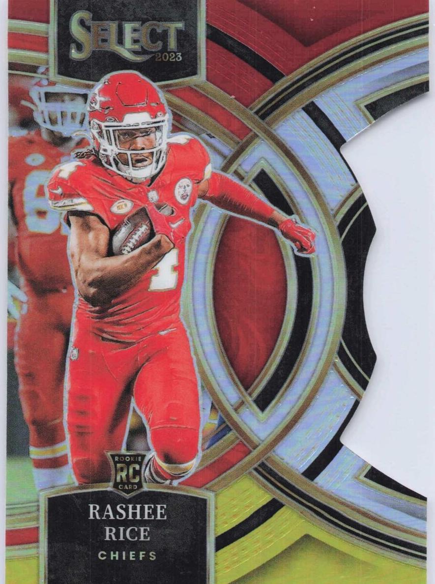 2023 Panini Prizm Football Red Yellow Rashee Rice #350 PSA 9