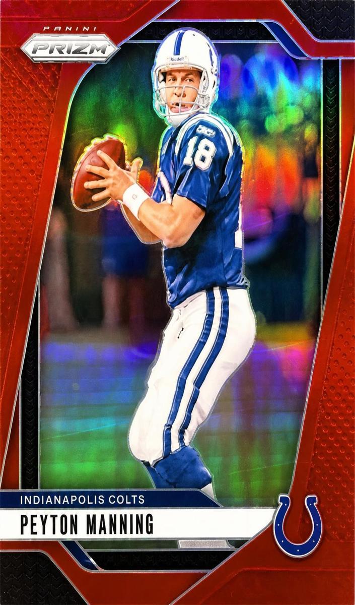 2024 Panini Prizm Football Red Peyton Manning #126 PSA 10