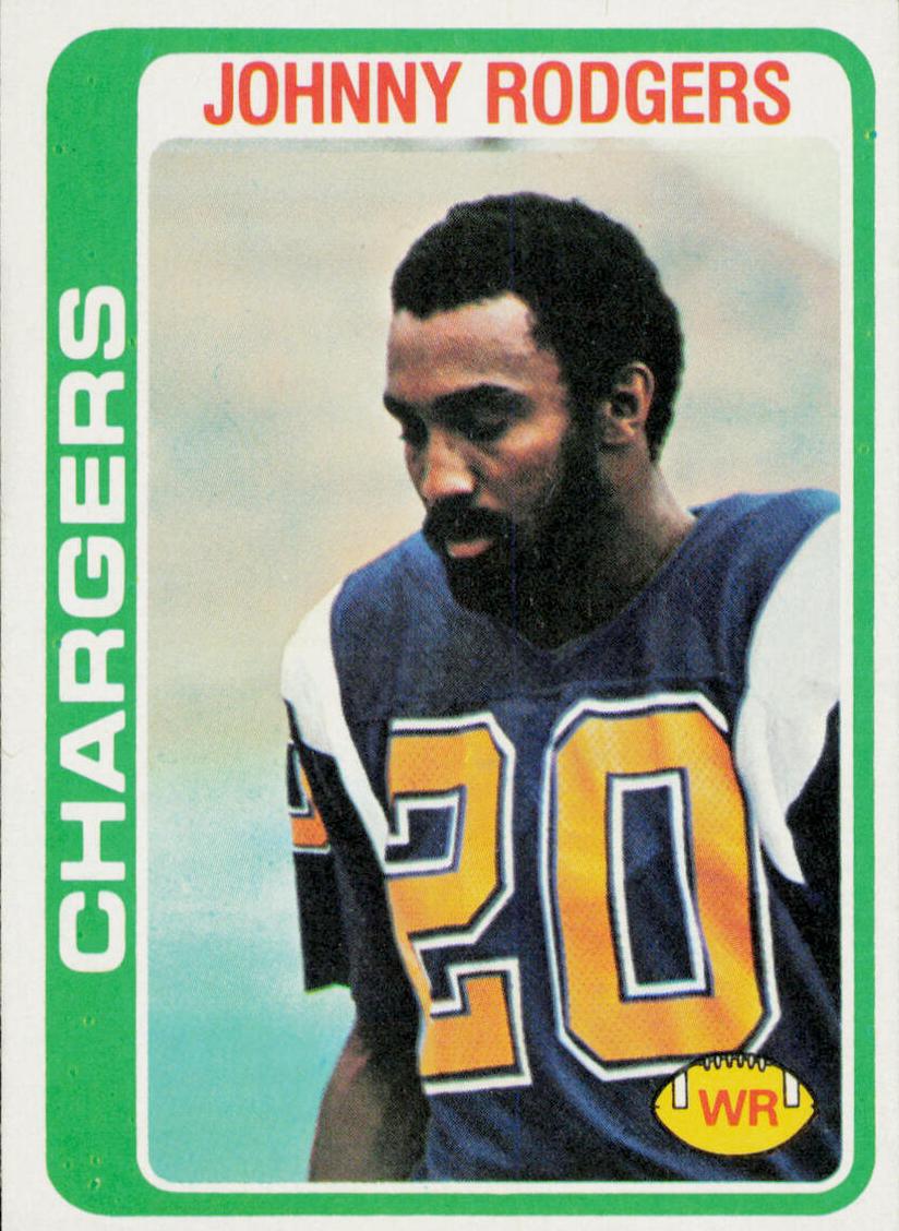 1978 Topps Football Johnny Rodgers #63