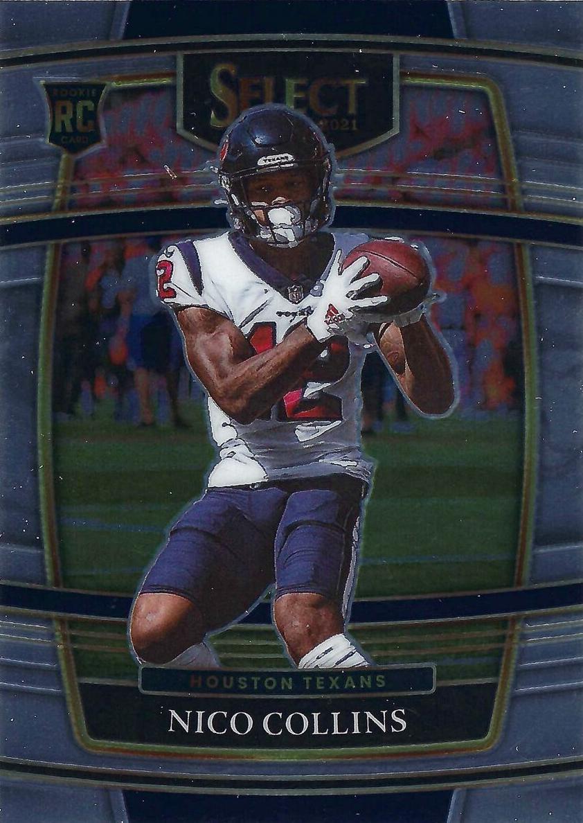 2021 Panini Select Football Nico Collins #69 PSA 9