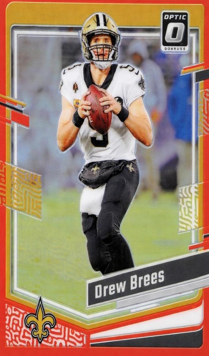 2023 Donruss Optic Football Orange Drew Brees #135