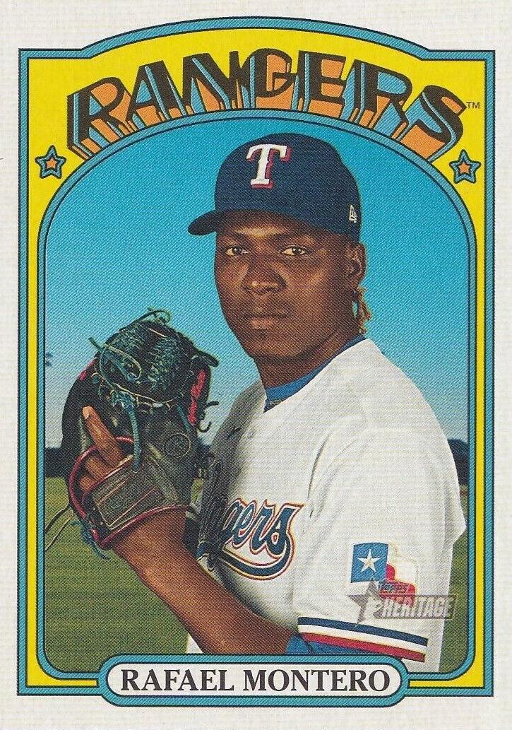 2021 Topps Heritage Baseball Rafael Montero #82