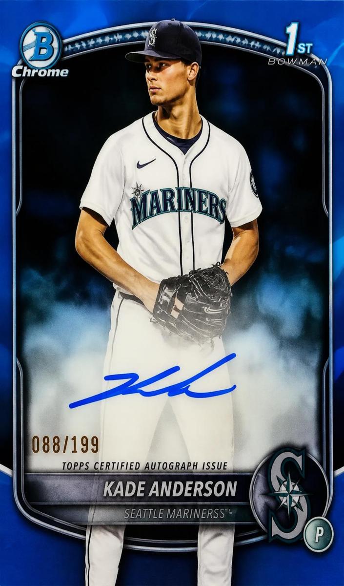 2025 Bowman Draft Sapphire Baseball Kade Anderson #CPA-KA PSA 10