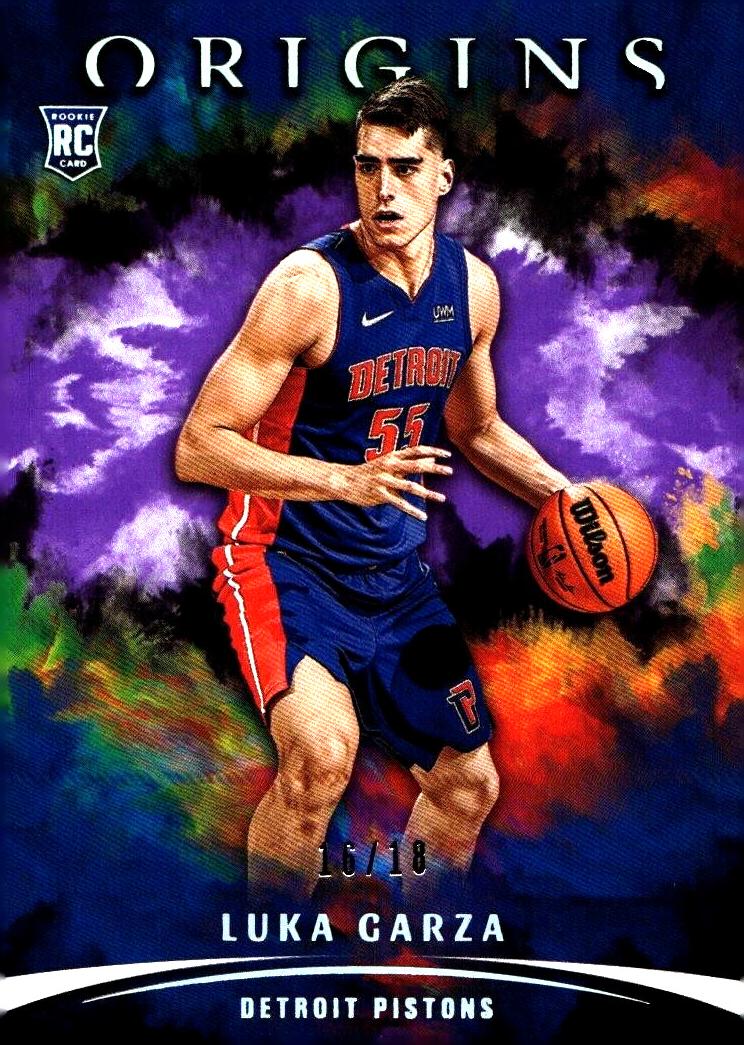 2021 Panini Origins Basketball Purple FOTL Luka Garza #88