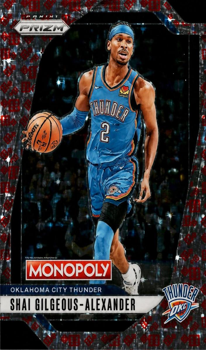 2024 Panini Prizm Monopoly Basketball Dice Shai Gilgeous-Alexander #79