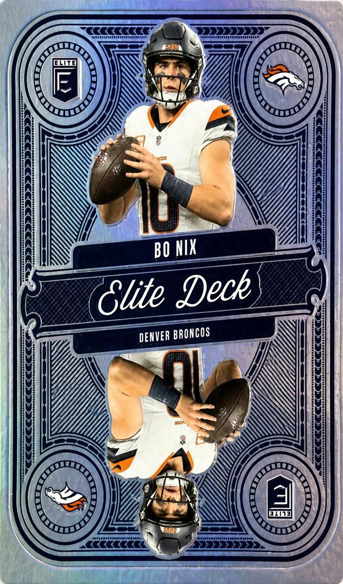 2025 Donruss Elite Football Bo Nix #6 PSA 9