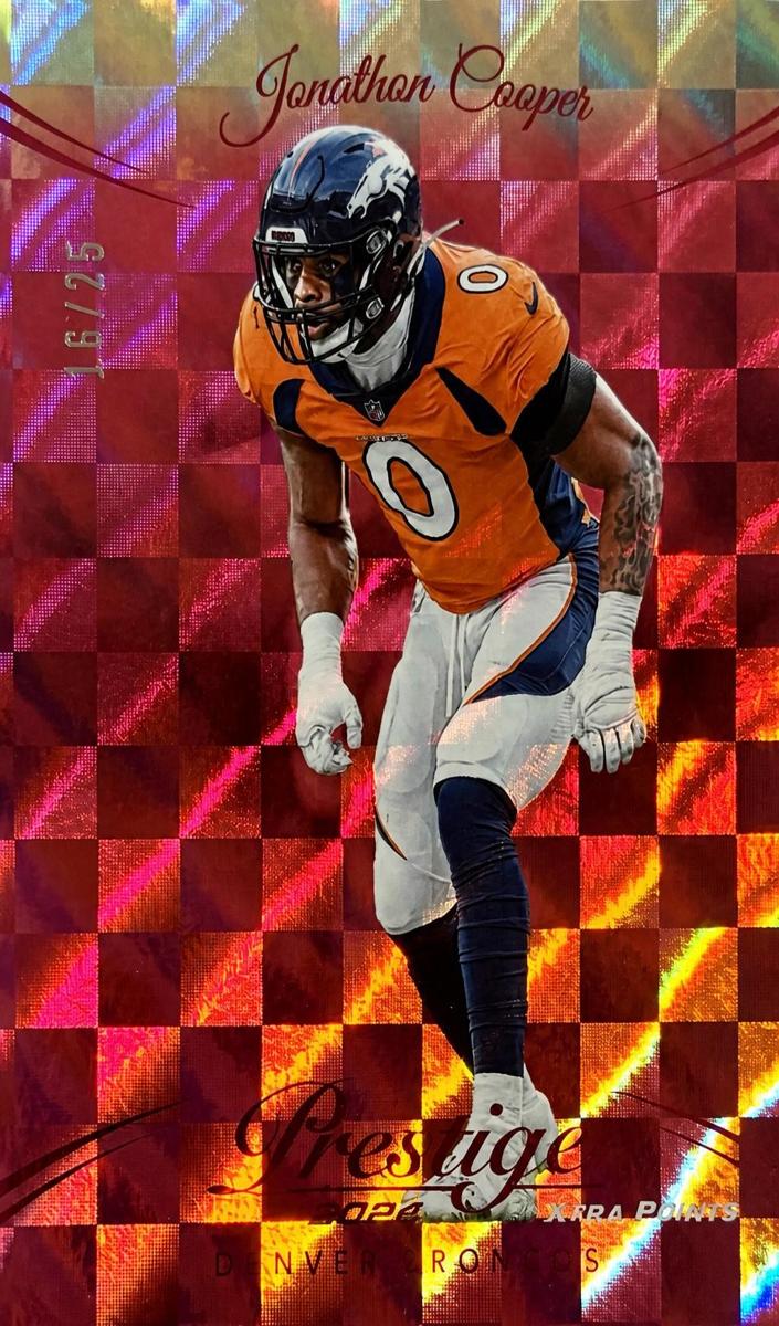2024 Panini Prestige Football Pink Xtra Points Jonathon Cooper #92
