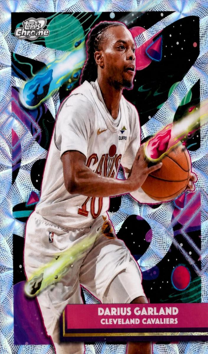 2025 Topps Cosmic Chrome Basketball Nucleus Refractor Darius Garland #101