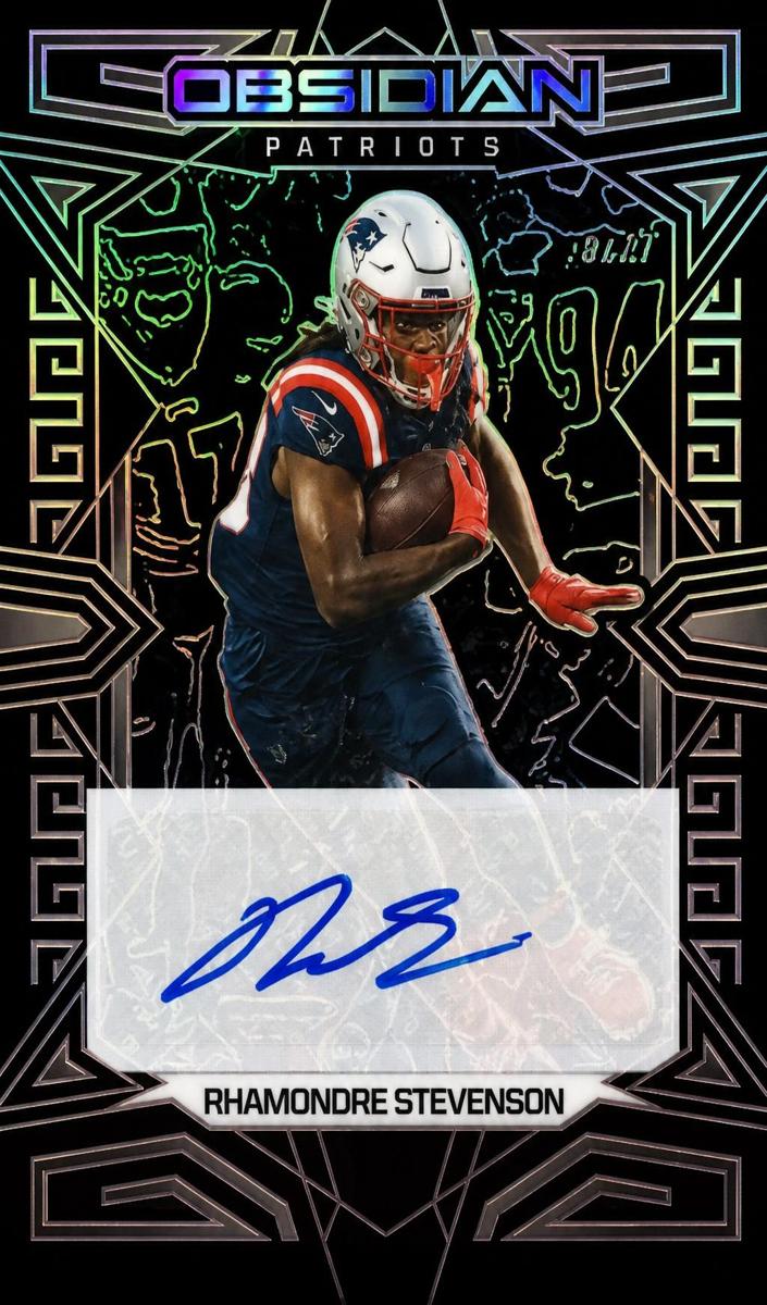2023 Panini Obsidian Football Rhamondre Stevenson #68