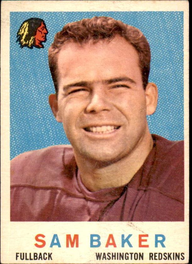 1959 Topps Football Sam Baker #175 PSA 7