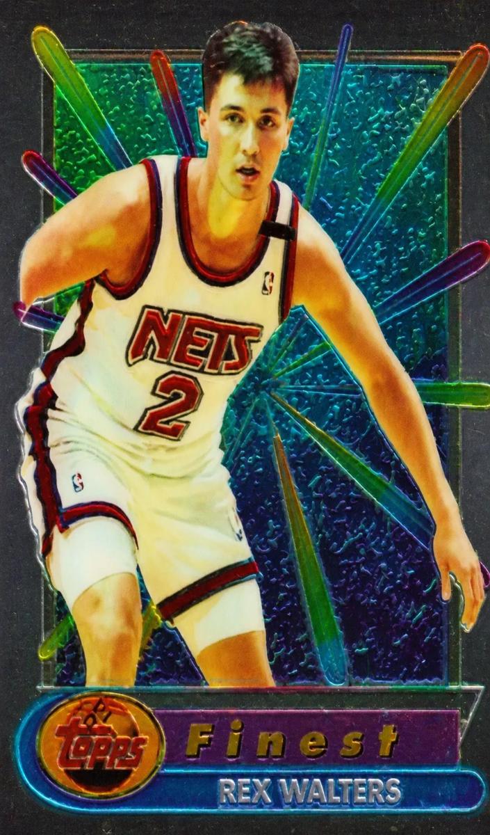 1994 Topps Finest Basketball Rex Walters #23 PSA 9