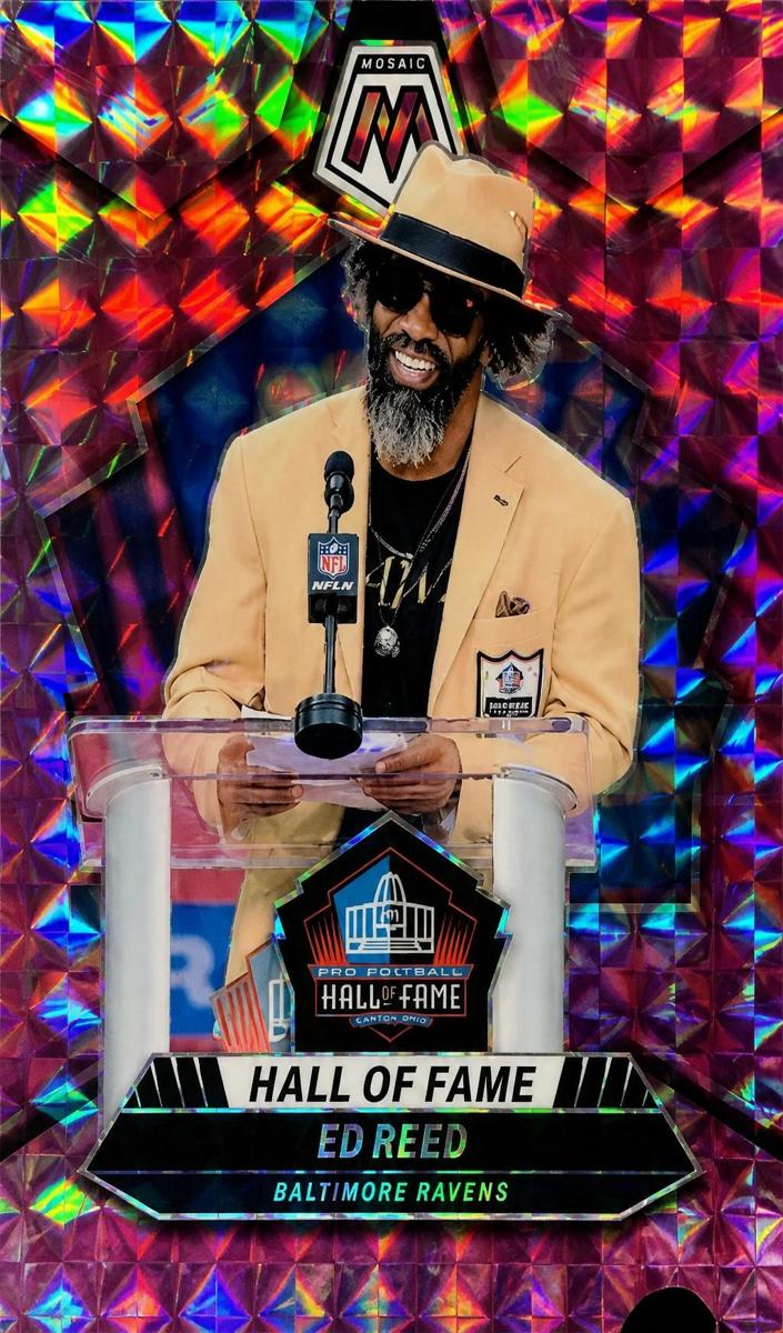 2024 Panini Mosaic Football Camo Pink Ed Reed #293