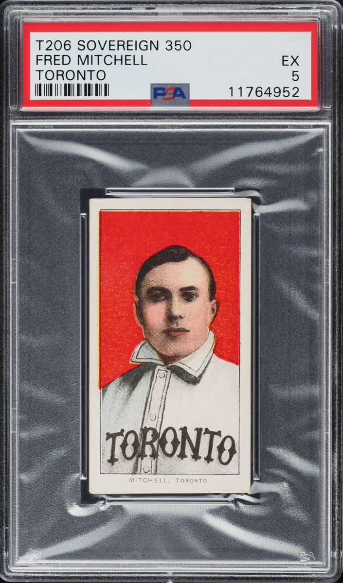 1909-11 T206 Baseball Fred Mitchell #NNO SGC 1.5