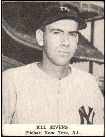 1947 Tip-Top Bread Baseball Bill Bevens #NNO